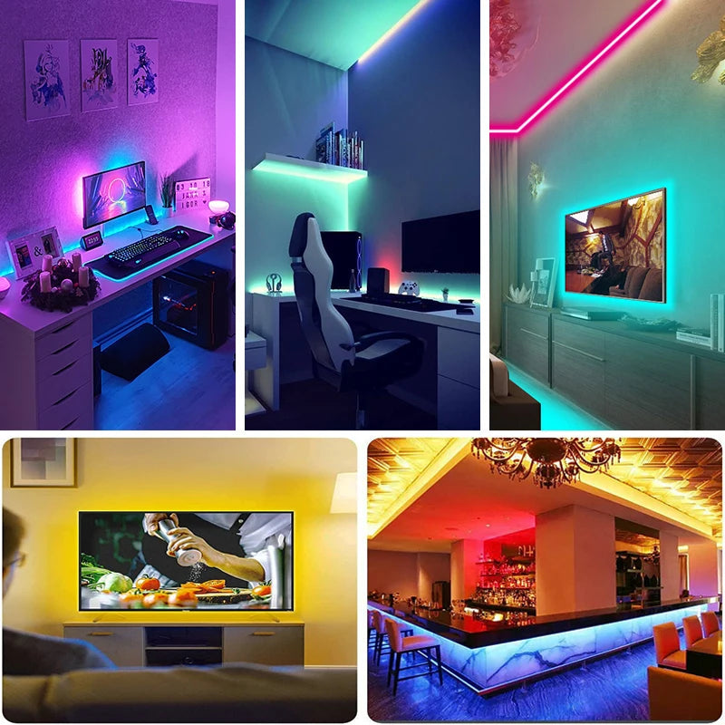 Tiras de luces Led con control remoto