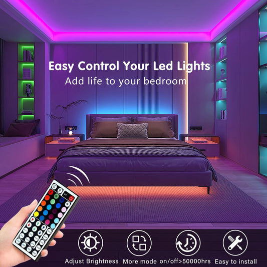 Tiras de luces Led con control remoto