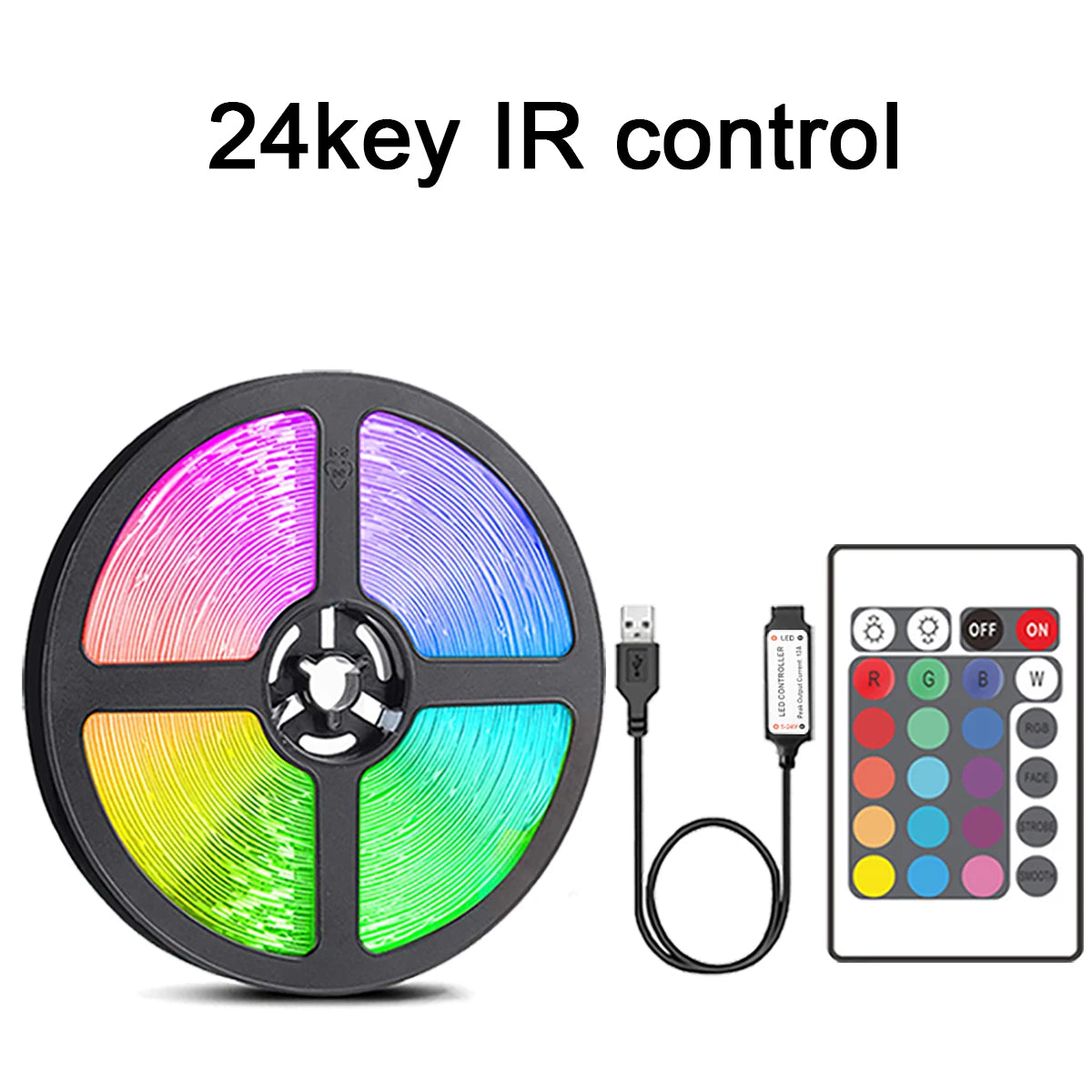 Tiras de luces Led con control remoto