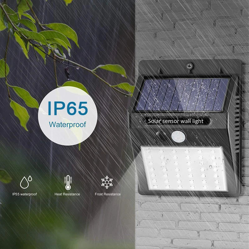 Reflector led con panel solar